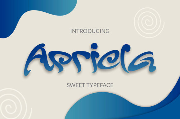 Apriela: A Chic Display Font for Bold Branding