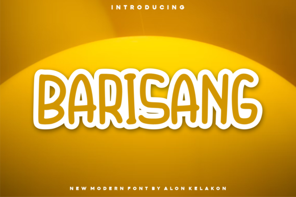 Barisang: A Bold Font for Branding That Speaks Volumes