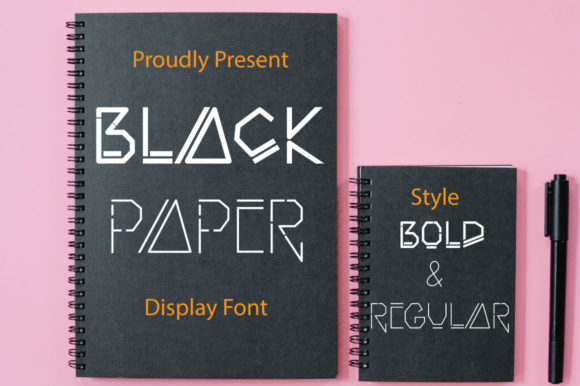 Black Paper: A Display Font for Bold Campaigns