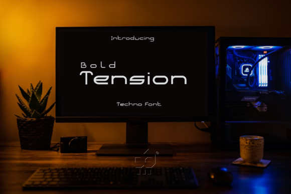 Bold Tension: A Modern Font for Editorial Excellence