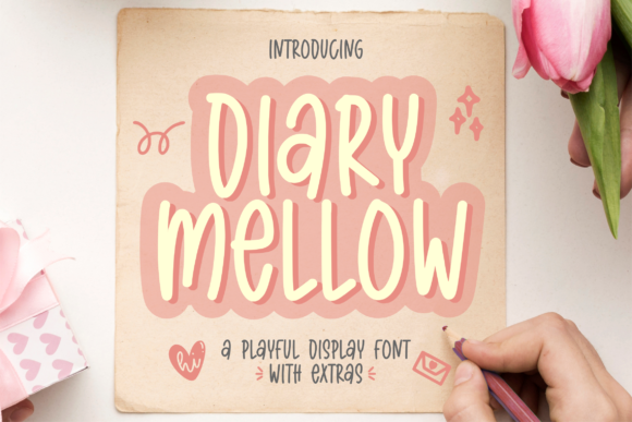 Diary Mellow: A Gentle Display Font for Editorial Design