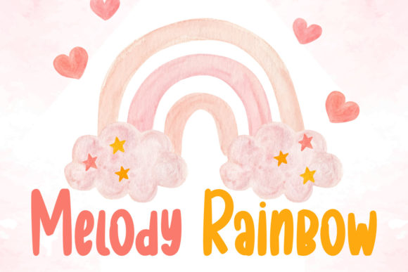Discovering Melody Rainbow: A Joyful Display Font for Creative Projects