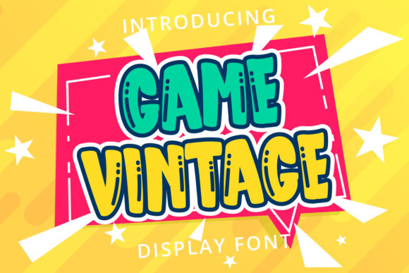 Game Vintage: A Versatile Display Font for Web Designers