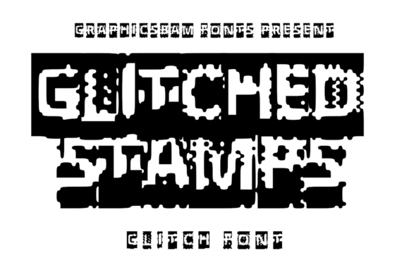 Glitched Stamps: A Font for the Digital Explorer