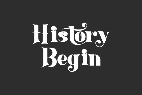 History Begin: A Font That Elevates Branding