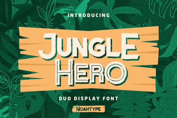 Jungle Hero: A Playful Font for Editorial Creativity
