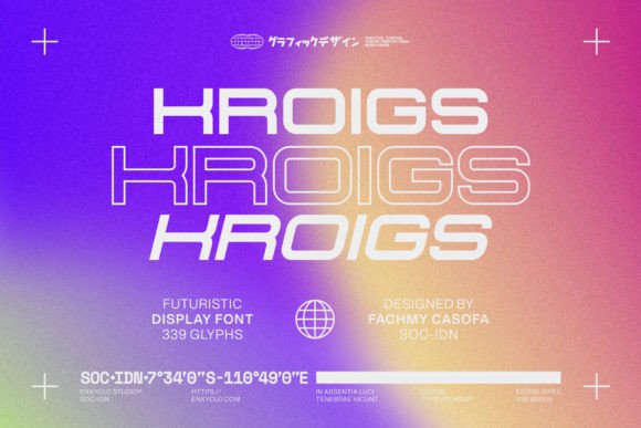 Kroigs: A Futuristic Font for Bold Branding