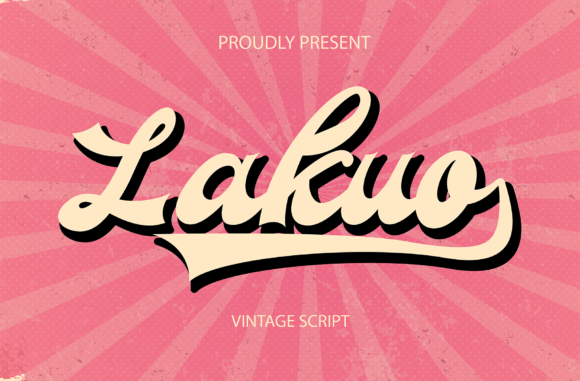 Lakuo: A Display Font for Modern Web Design