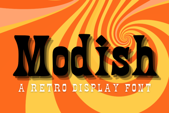 Modish: A Retro Font for Editorial Design