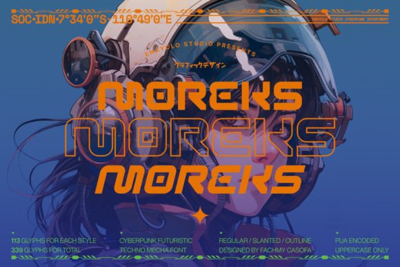 Moreks: A Powerful Display Font for Campaigns