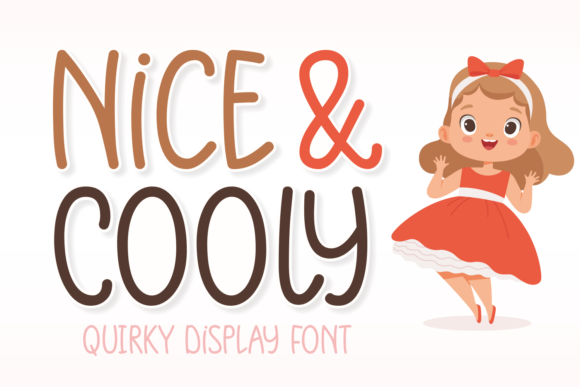 Nice and Cooly: A Playful Display Font for Crafters and Designers