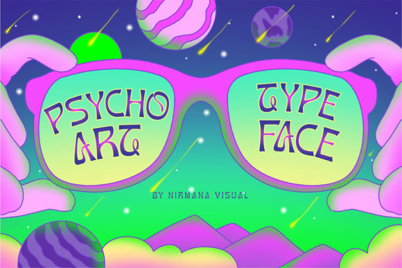 Psychoart: A Bold Display Font for Editorial Design
