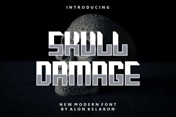 Skull Damage: A Bold Font for Creative Crafters