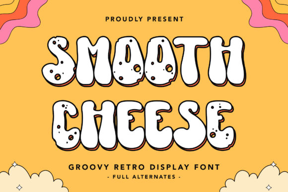 Smooth Cheese: A Bold Display Font for Crafters and Designers