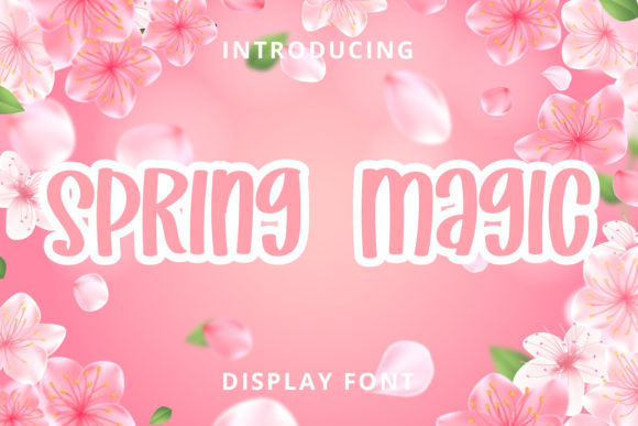 Spring Magic: A Playful Font for Creative Branding