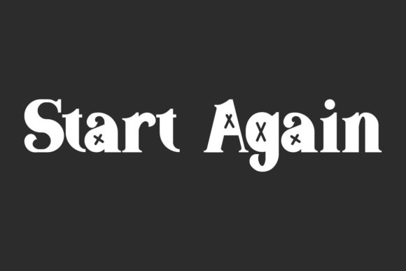 Start Again: The Font That Elevates Your Craft