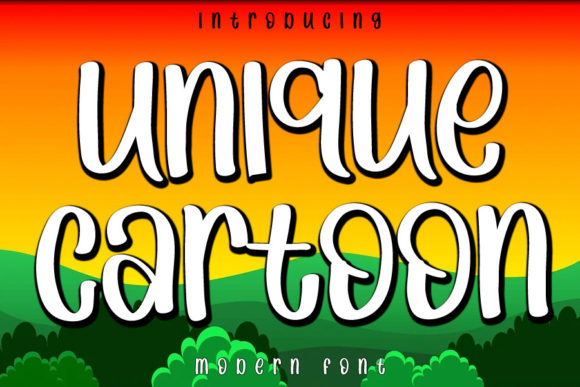 Unique Cartoon: A Handwritten Font for Creative Crafters